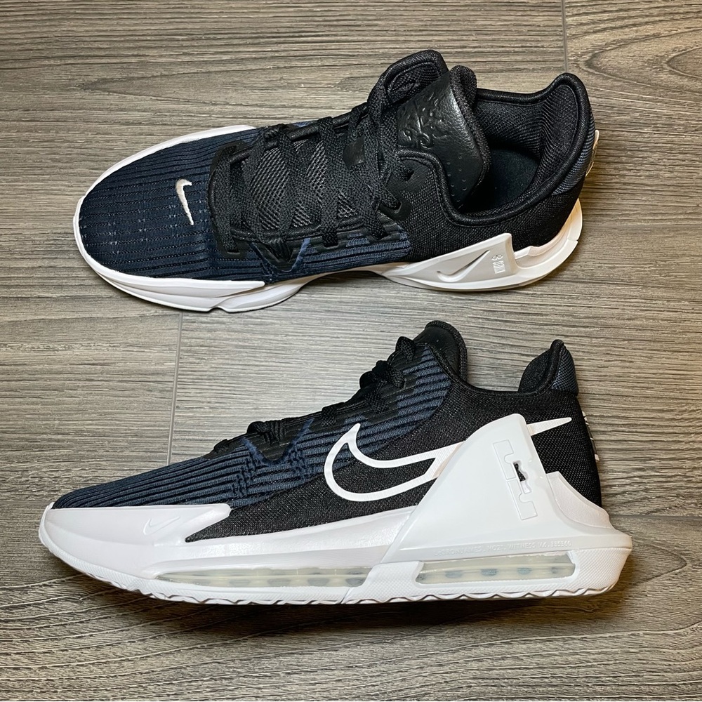 Nike LeBron Witness 6 Black Dark Obsidian Basketball Shoes